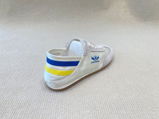 Women flat satin sneakers with lace-up and breathable with lace shoelace in summer